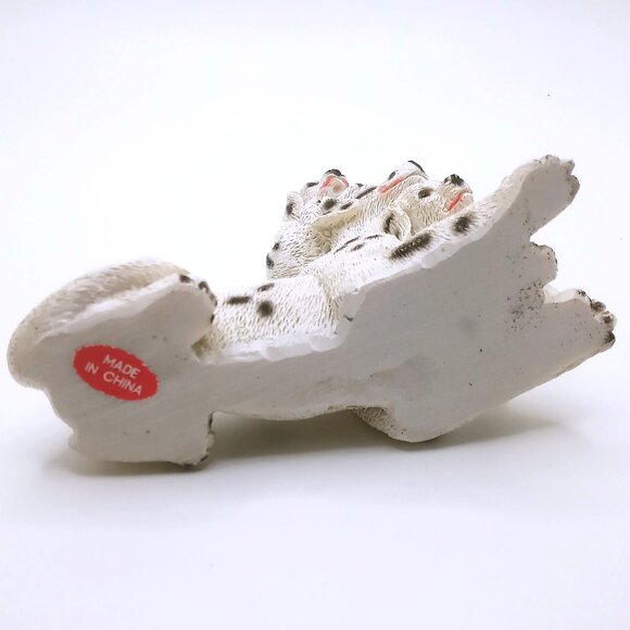 Dalmatian Family Figurine Mama Dog & Pups Resin White 4" L x 3" H Accent Decor - Picture 10 of 13
